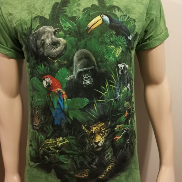 The Mountain Jungle Animal Tie Dye Graphic - Picture 2 of 6